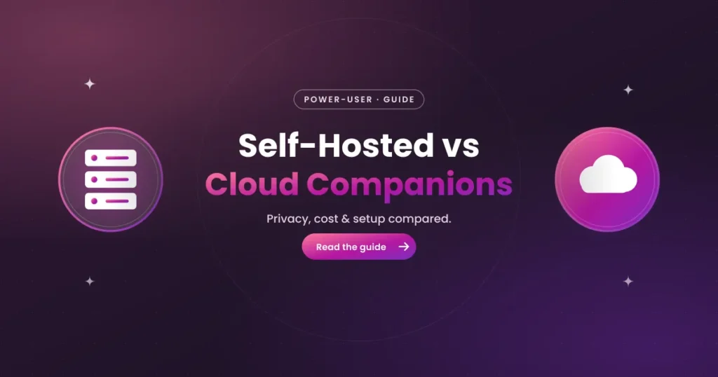 A comparison diagram showing a cloud server cluster on one side and a home PC tower with a local GPU on the other